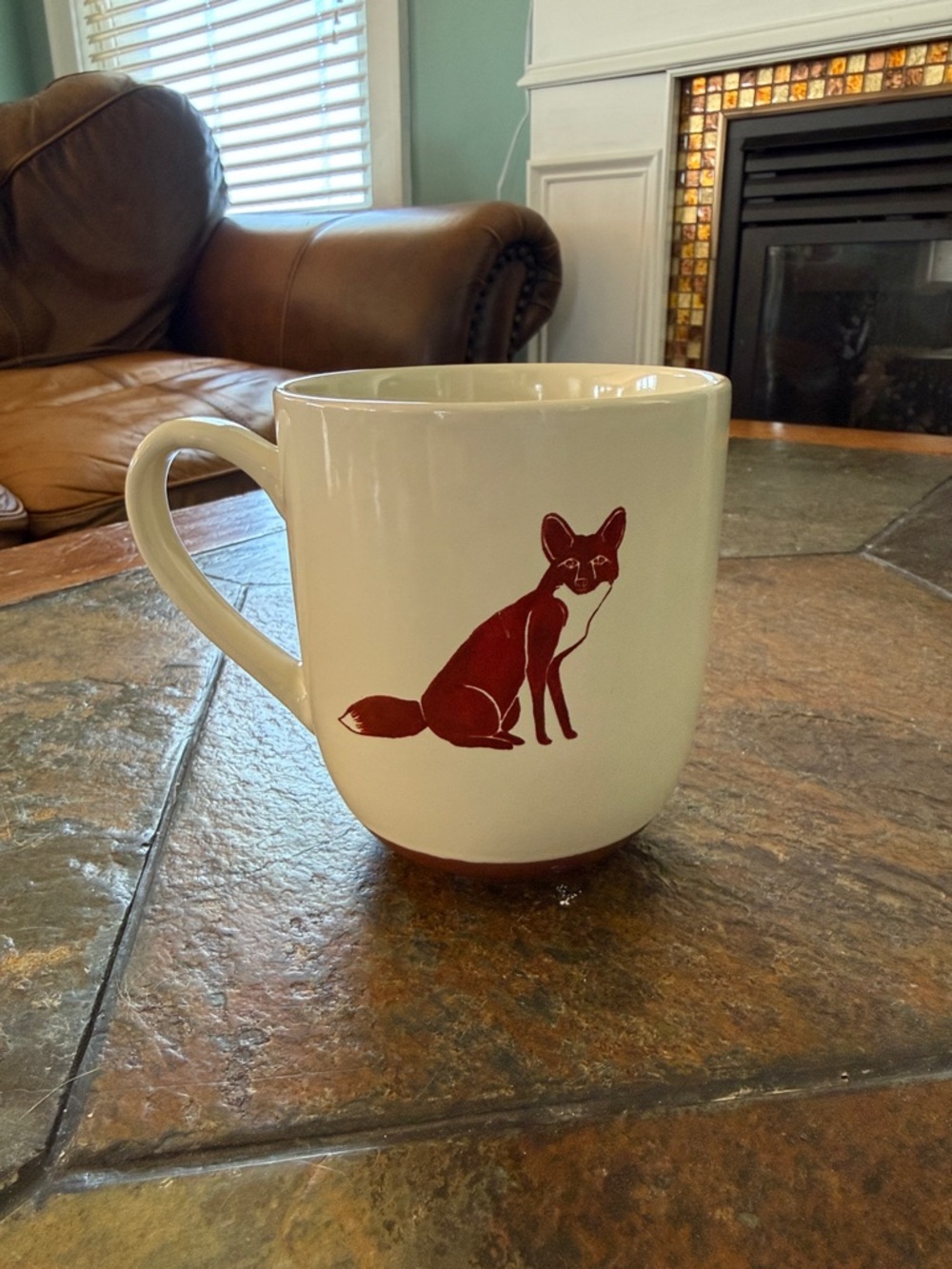 PLACE & TIME mug ~ fox ~ equestrian ~ preppy ~ New England ~ Ralph Lauren Style
